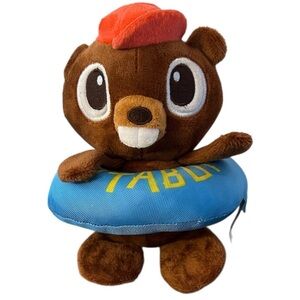 BarkBox Lil' Bucky beaver plush dog toy June 2021 Squeakaway Camp